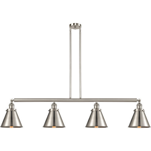 Franklin Restoration Appalachian LED 52 inch Brushed Satin Nickel Island Light Ceiling Light, Franklin Restoration