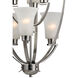 Foyer 6 Light 21 inch Brushed Nickel Chandelier Ceiling Light