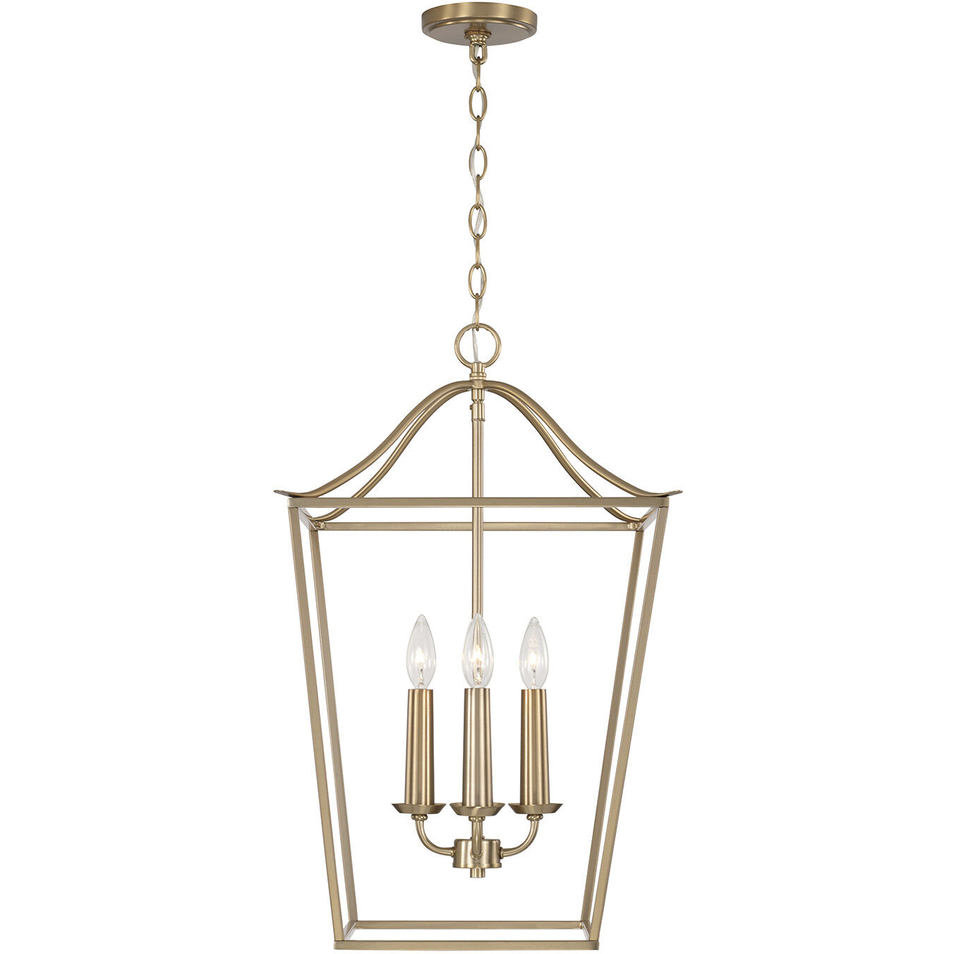 Grady 4 Light 15.75 inch Matte Brass Foyer Ceiling Light