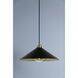 Clivedon 1 Light 12 inch Aged Brass and Distressed Bronze Pendant Ceiling Light
