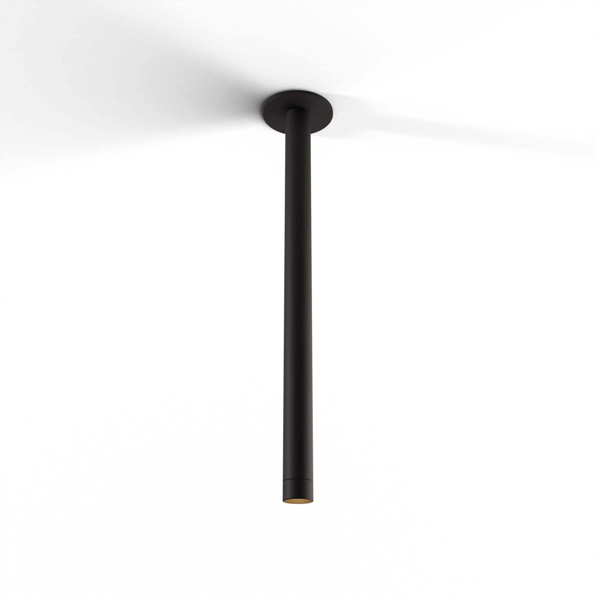 Combi LED 1.5 inch Matte Black Pendant Ceiling Light, Suspension / Flush Mount 2-in-1