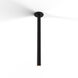Combi LED 1.5 inch Matte Black Pendant Ceiling Light, Suspension / Flush Mount 2-in-1