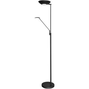 Contemporary 72 inch 27.00 watt Black Task Floor Lamp Portable Light, Hinge