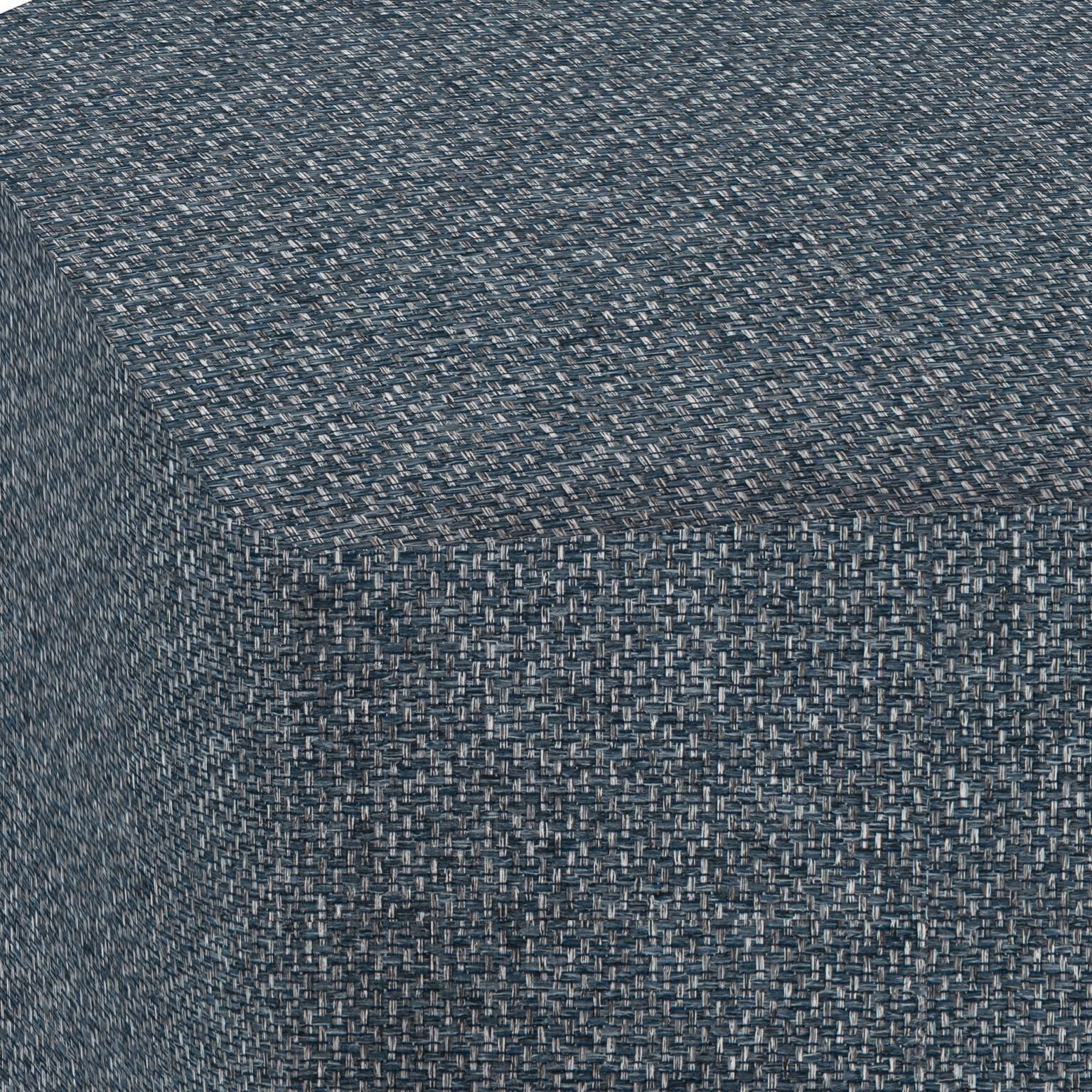 Panama Universal 18 inch Indigo Ottoman