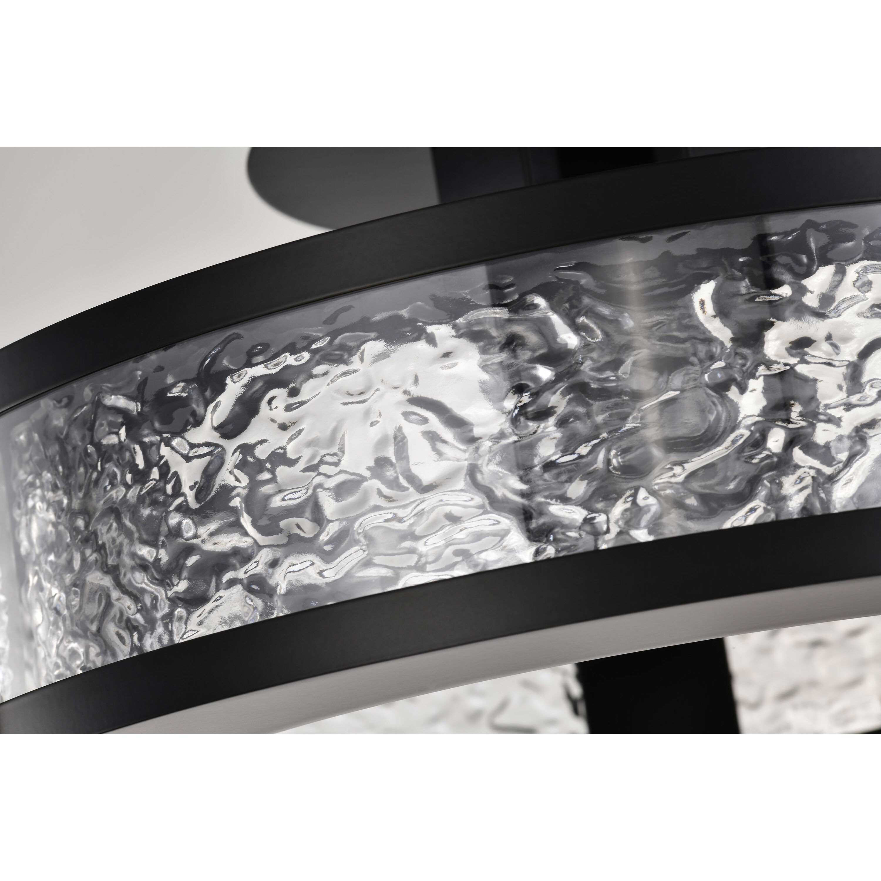 Darrow LED 13.75 inch Matte Black Semi Flush Mount Ceiling Light