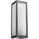 Outdoor Sconce LED 18 inch Argento Grey Outdoor Sconce, Single Box
