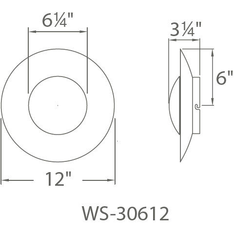 Blaze Wall Sconce Wall Light in 12in., Gold Leaf