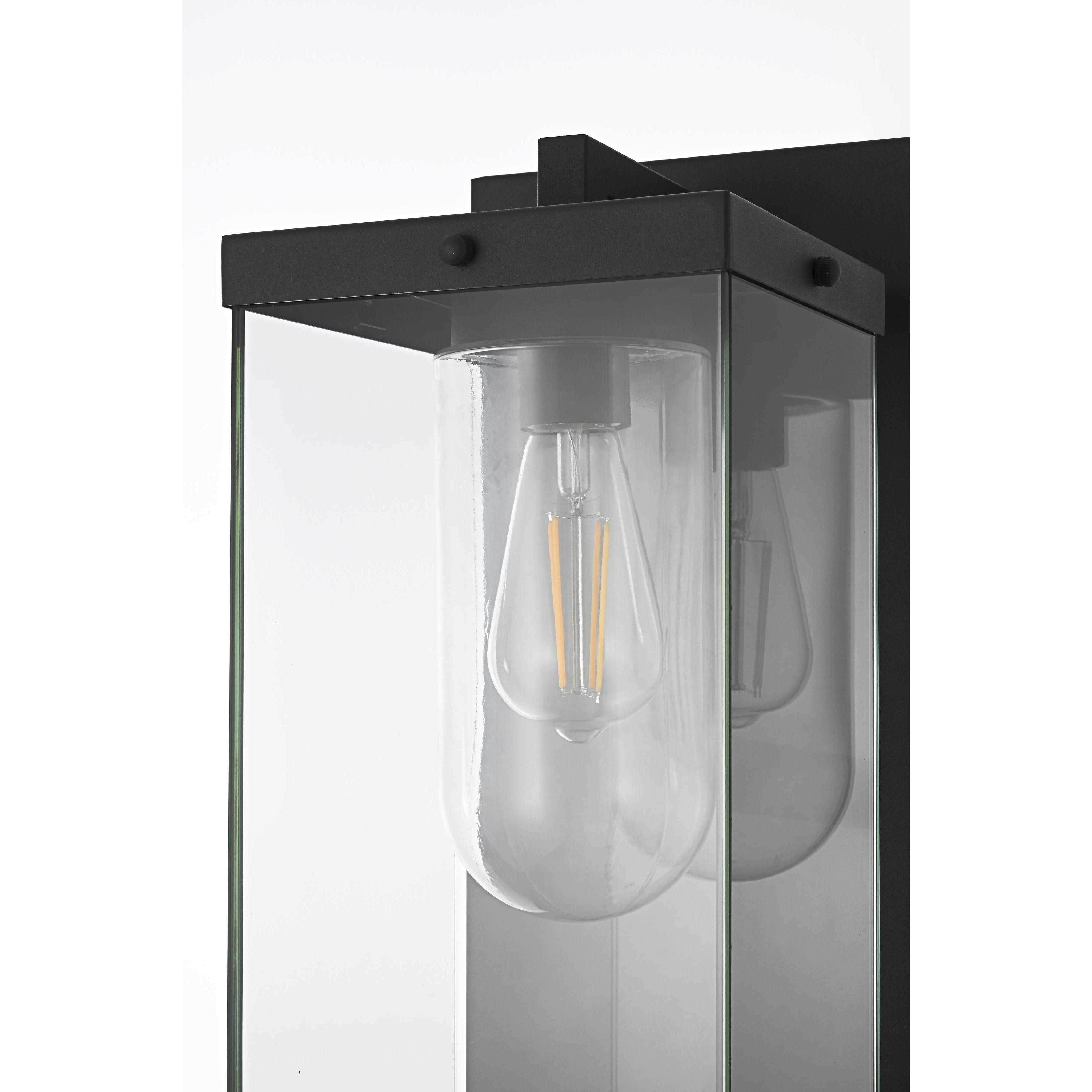 Keaton 1 Light 21 inch Black Outdoor Wall Sconce