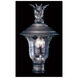 Carcassonne 3 Light 19 inch Raw Copper Exterior Post Mount