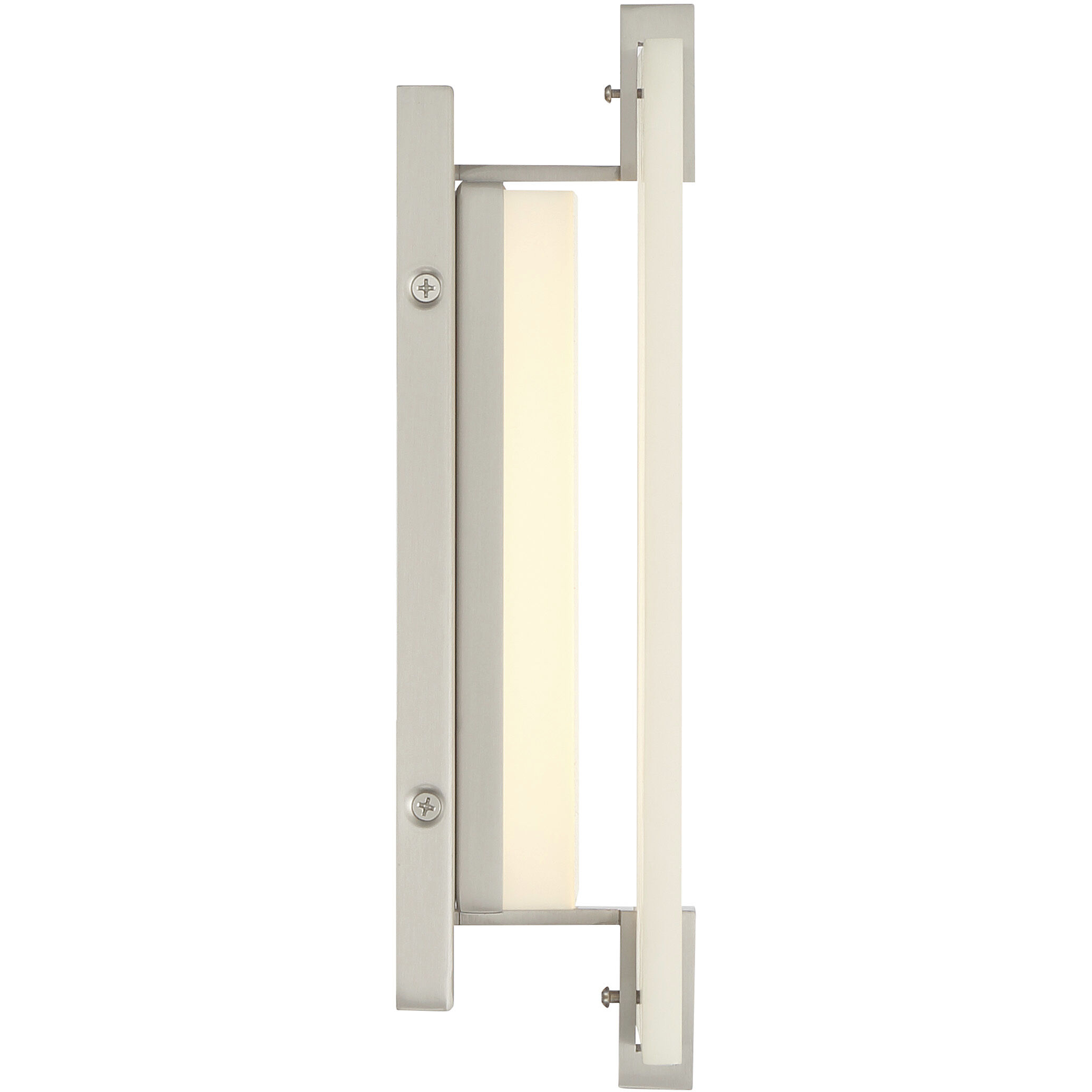 Aizen LED 6 inch Brushed Nickel Wall Sconce Wall Light