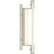 Aizen LED 6 inch Brushed Nickel Wall Sconce Wall Light