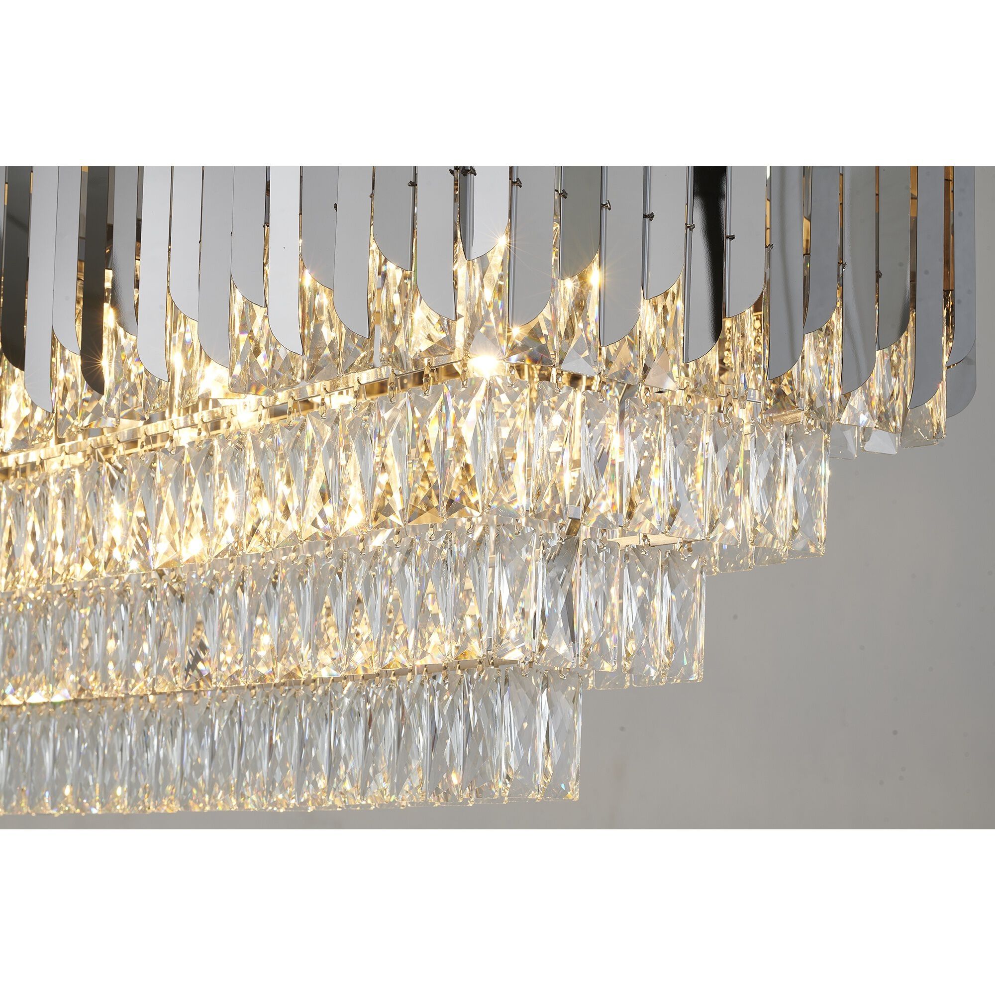 Canada LED 12.3 inch Chrome Chandelier Ceiling Light