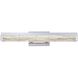 Ice Age 1 Light 24 inch Chrome Vanity Light Wall Light