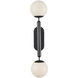 Barbican 2 Light 6.5 inch Oil Rubbed Bronze Bath Sconce Wall Light