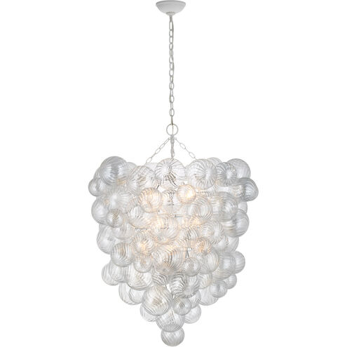 Julie Neill Talia LED 36.5 inch Plaster White Entry Chandelier Ceiling Light, Grande