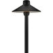 Hardy Island 12v 1.5 watt Brass Satin Black Landscape Path Light