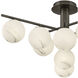 Selene 9 Light 30 inch Black Oxide Semi-flush Mount Ceiling Light