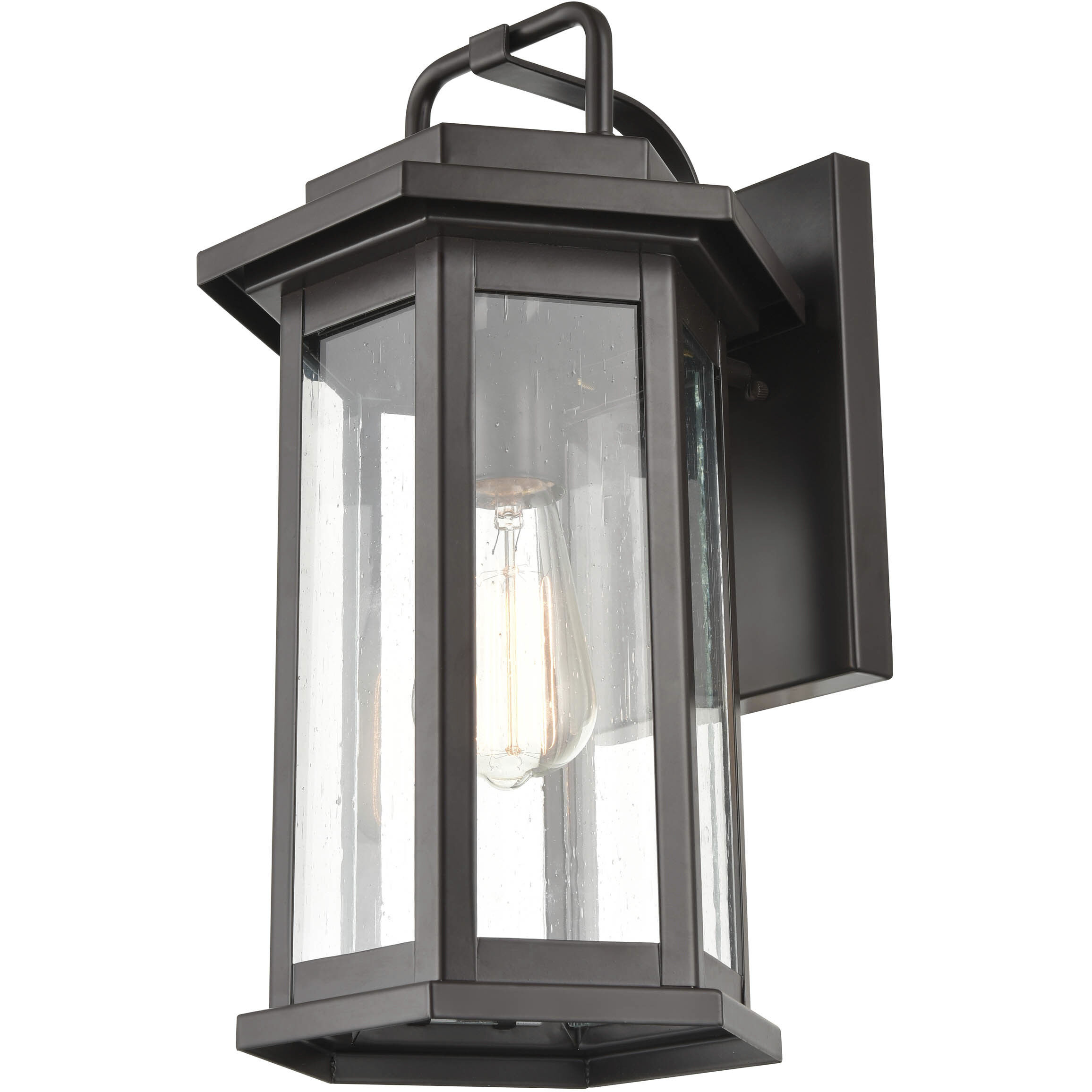 Ellis 1 Light 15 inch Powder Coated Bronze Outdoor Wall Sconce