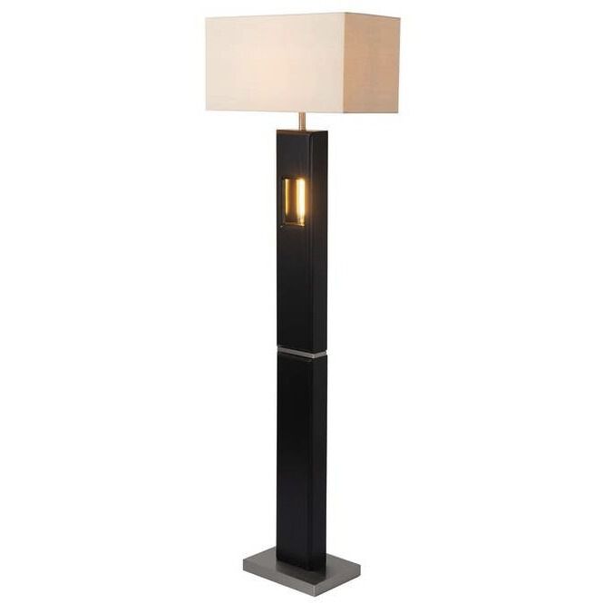 Deus Ex Machina 60 inch 100.00 watt Espresso and Brushed Nickel Floor Lamp Portable Light