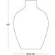 Bruno 15 X 6 inch Vase