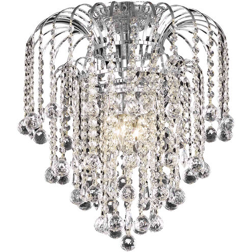Addison 4 Light 16 inch Chrome Flush Mount Ceiling Light