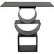 Shape 25 X 24 inch Matte Black Side Table