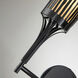 Sawgrass 2 Light 10.5 inch Matte Black Sconce Wall Light