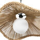 Coastal Living Provence Cafe LED 15.25 inch Natural Pendant Ceiling Light, Small