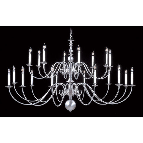 Jamestown 20 Light 69 inch Mahogany Bronze Foyer Chandelier Ceiling Light