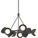 Brooklyn 9 Light 32 inch Natural Iron and Black Ring Pendant Ceiling Light in Natural Iron/Black