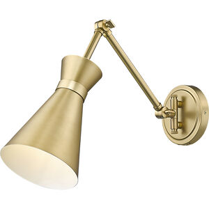 Soriano 1 Light 6.25 inch Modern Gold Wall Sconce Wall Light