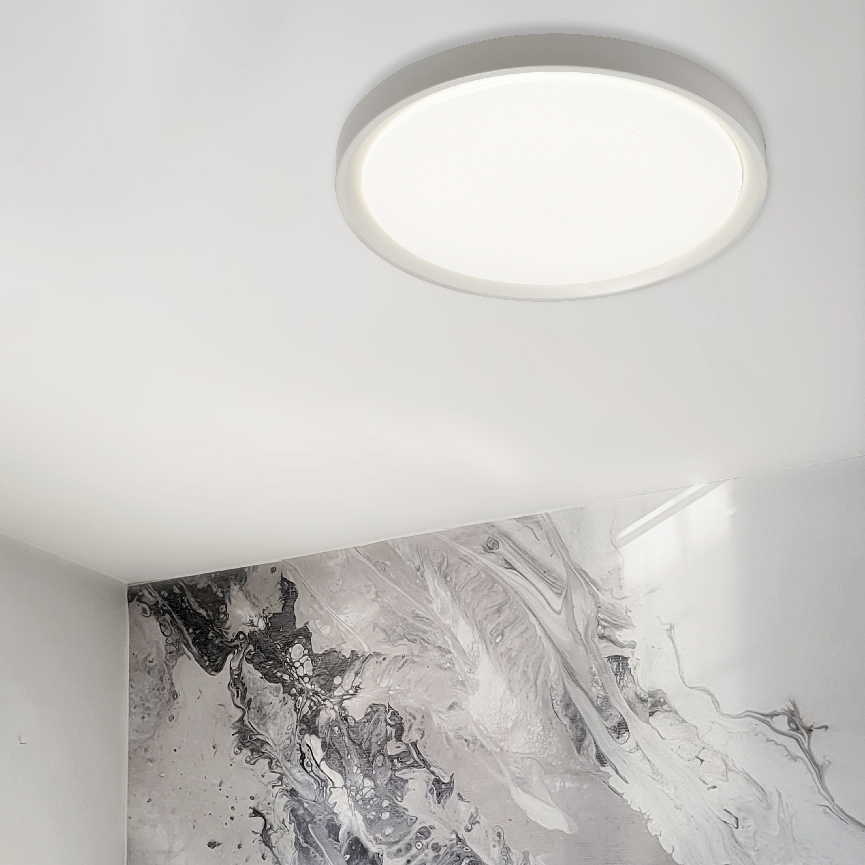 Frida LED 15.75 inch Matte White Flush Mount Ceiling Light