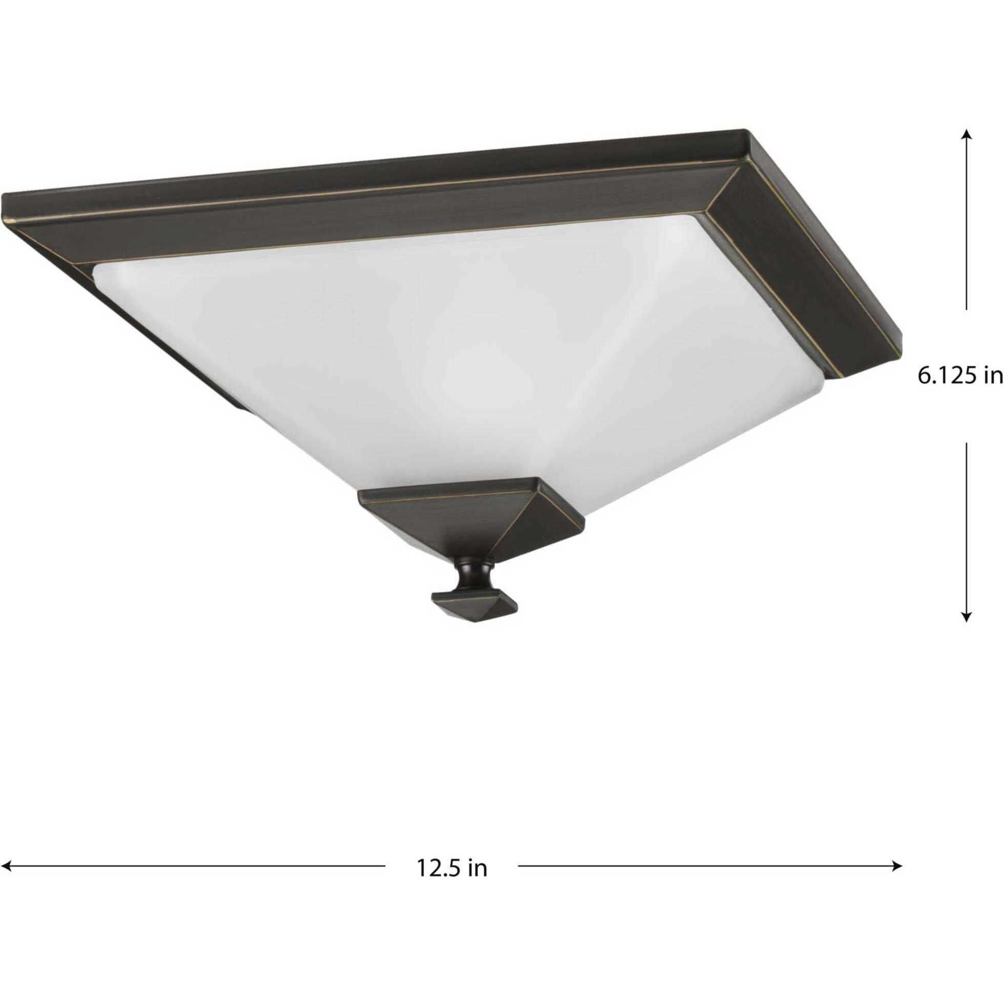 Clifton Heights 1 Light 13 inch Antique Bronze Flush Mount Ceiling Light