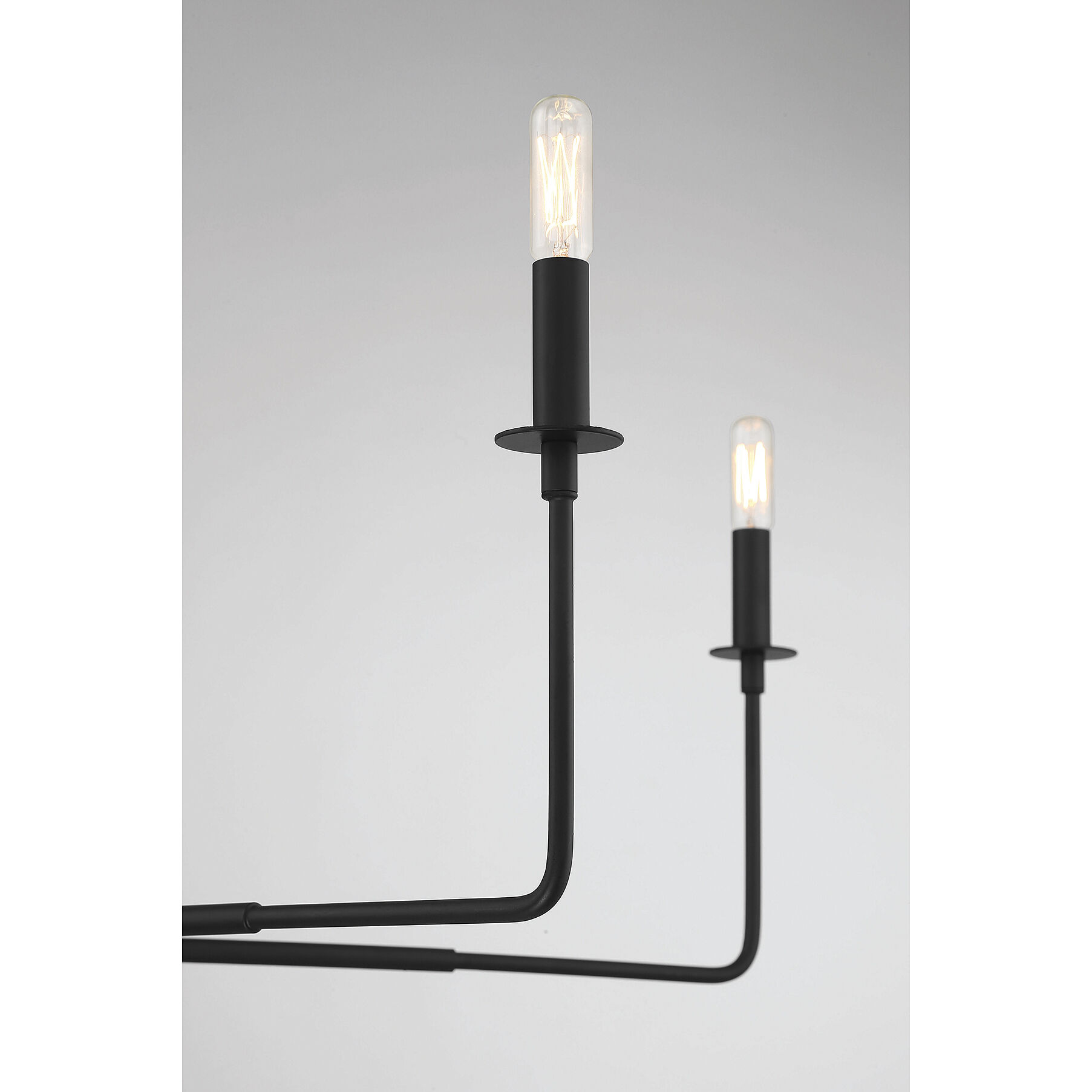 Salerno 6 Light 42 inch Matte Black Chandelier Ceiling Light, Essentials