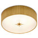 Caravel LED 14 inch Gold Leaf Flush Mount Ceiling Light