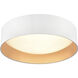 Rosata LED 16 inch White Indoor Flushmount Ceiling Light
