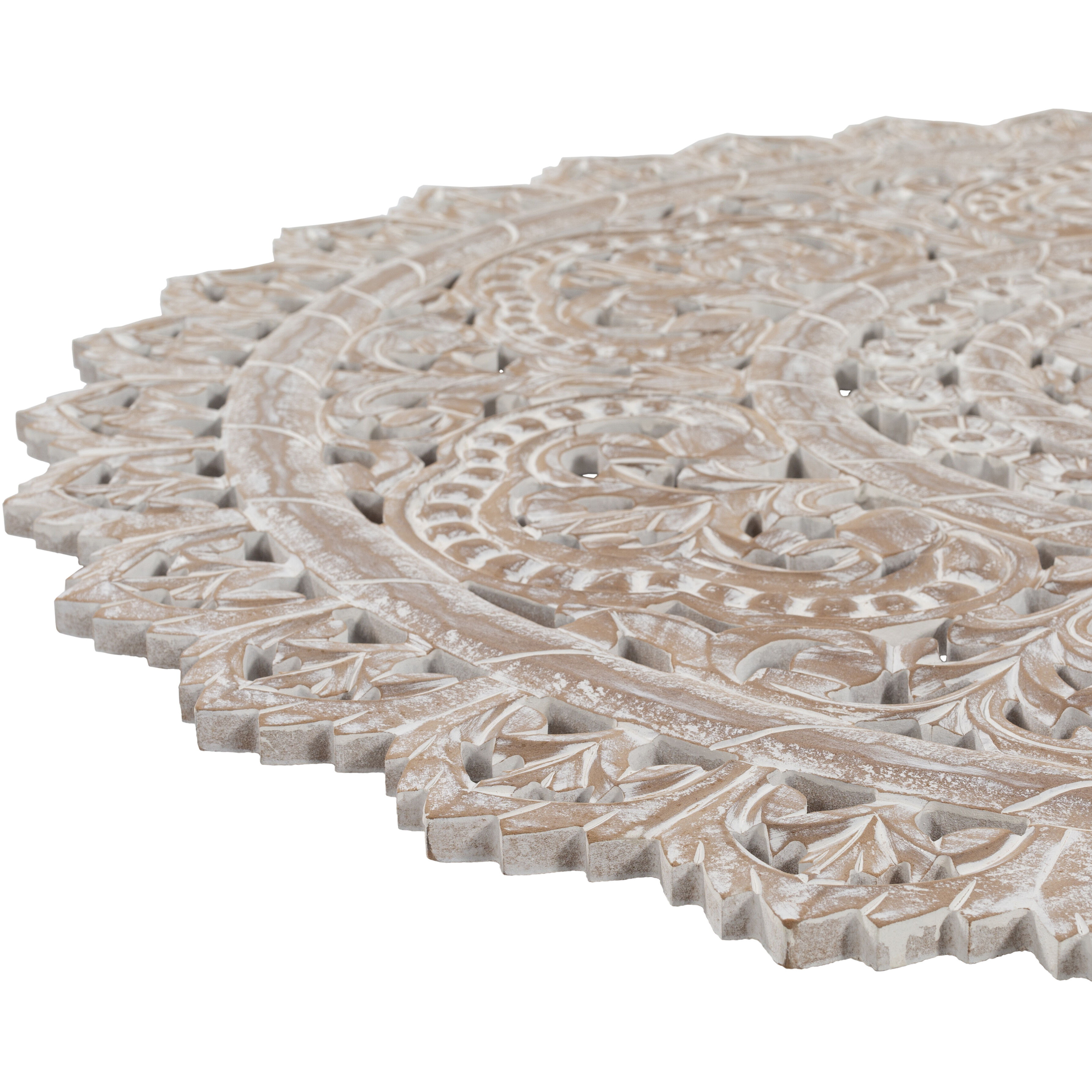 Anushka Taupe Wall Art, Square