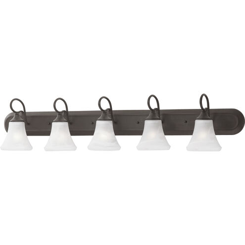 Elipse 5 Light 48 inch Painted Bronze Vanity Light Wall Light