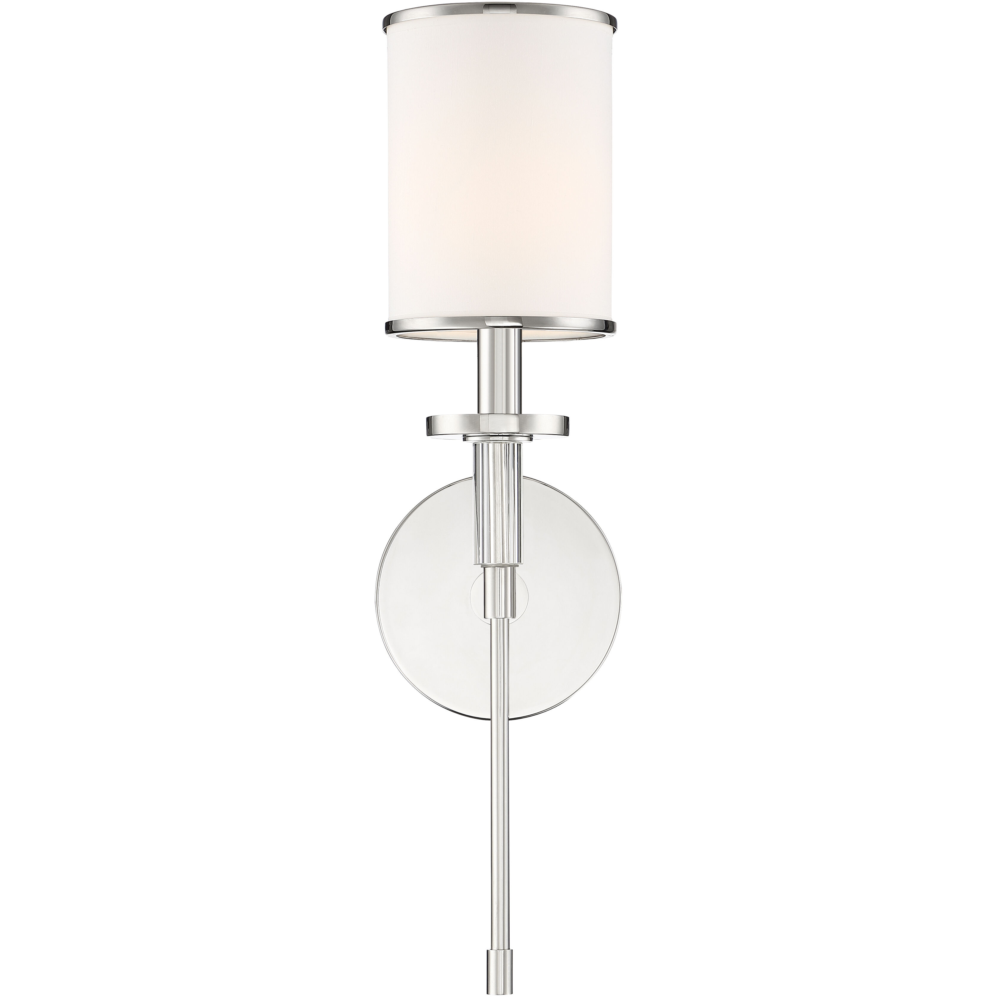 Hatfield Bath Sconce Wall Light in Polished Nickel