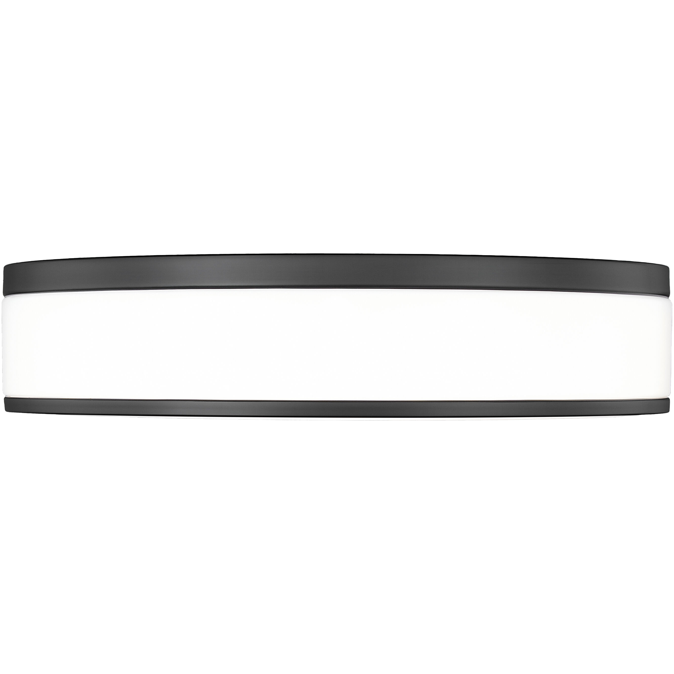 Ballord LED 16 inch Matte Black Flush Mount Ceiling Light
