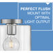 Pippa LED 8.5 inch Polished Nickel Foyer Light Ceiling Light, Flush Mount