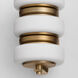 Favo 7 inch Brushed Brass Wall Mount Wall Light