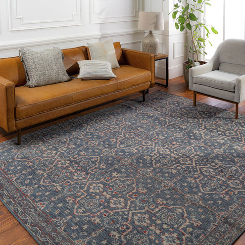 Smyrna 36 X 24 inch Charcoal Rug in 2 x 3, Rectangle