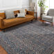 Smyrna 120 X 96 inch Charcoal Rug in 8 x 10, Rectangle