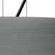 Tamburo 8 LED Black Cable Pendant Ceiling Light