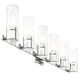 Midtown 6 Light 36 inch Polished Chrome Bath Vanity Wall Light