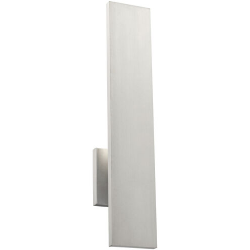 Stag LED 24 inch Brushed Aluminum Outdoor Wall Light in 3500K, dweLED