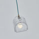 Pallina 1 Light 6 inch Winter Brass Pendant Ceiling Light in Clear