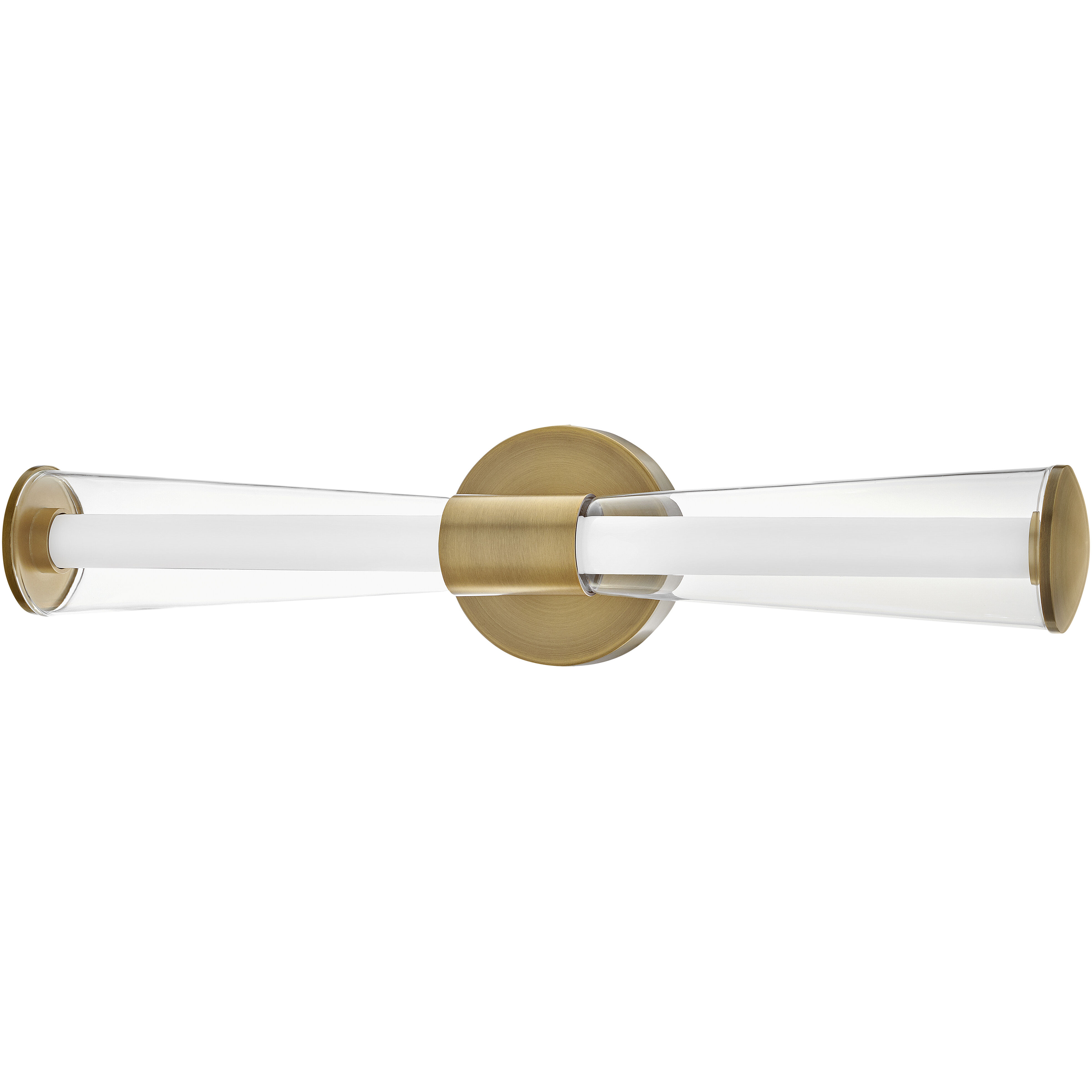 Elin LED 23 inch Lacquered Brass Vanity Light Wall Light, Vertical