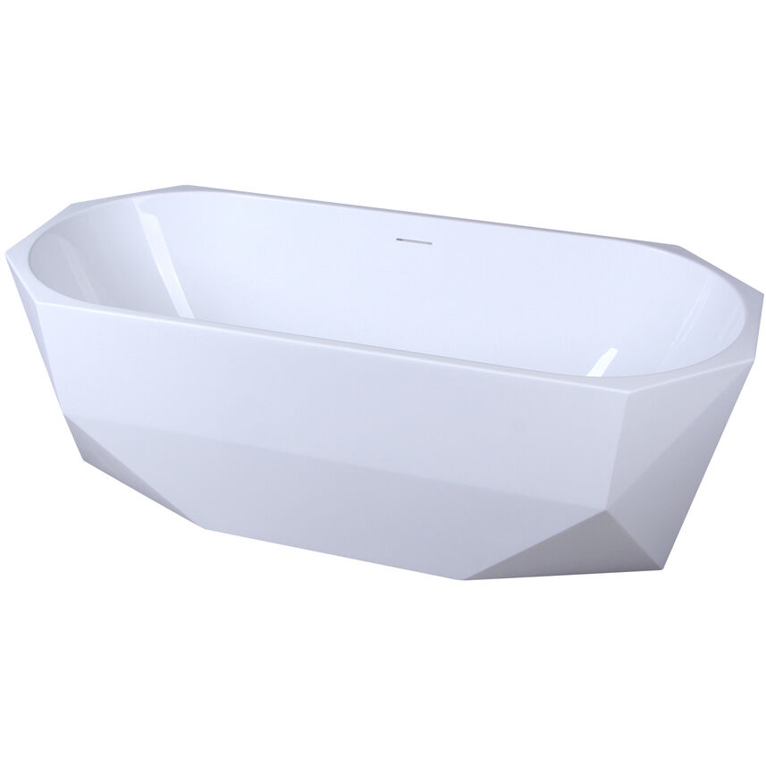 Ethen Glossy White Bathtub